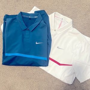 Tiger woods Nike dri fit golf shirts